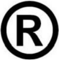 Co to jest R w kółku przy logo?